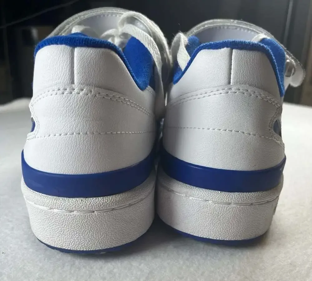 Adidas Originals Forum Low 'White Royal Blue' Sneakers men’s 10 Gorpcore